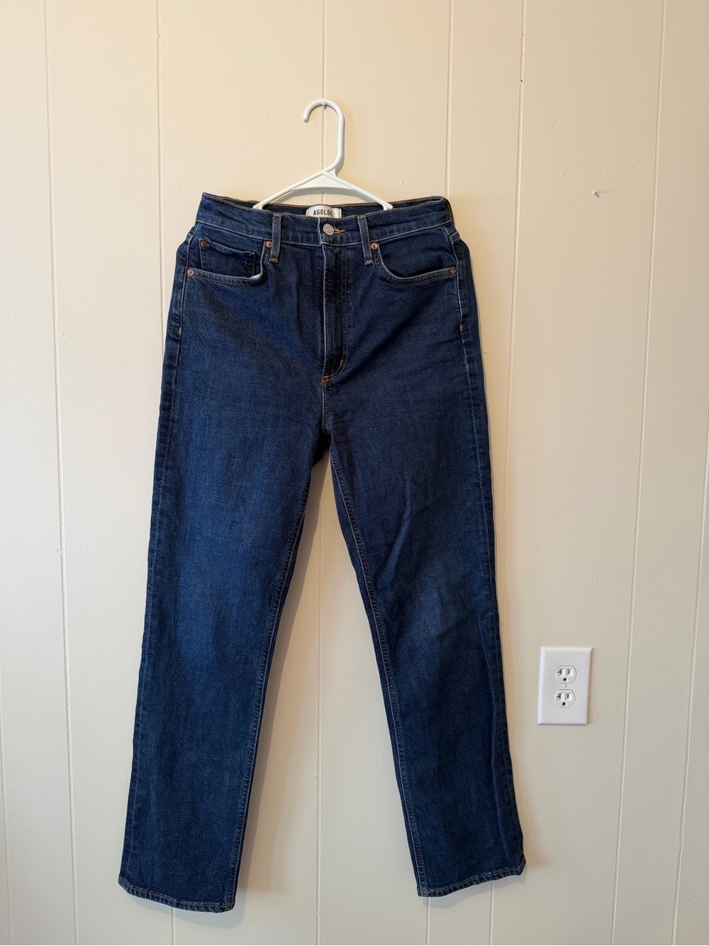 AGOLDE straight leg jeans